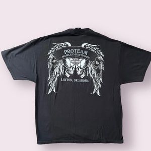 Y2K Harley Davidson Skull tee
